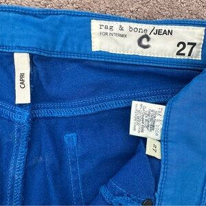 Rag & Bone ✨ Blue Capri Pants